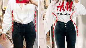 H&m marka kadın i̇ç giyim siyah renk 42 beden balconette corset. H M Try On Haul Look Better Instantly With Corset Jeans Youtube