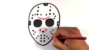 Free printable pj masks coloring pages. How To Draw Jason Voorhees Mask Halloween Drawings Jason Drawing Jason Mask Drawing Jason Mask