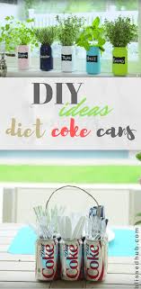 3 Amazing Diy Ideas For Diet Coke Cans Blissed Hub Coke Bottle Crafts Diet Coke Can Coke Can Crafts