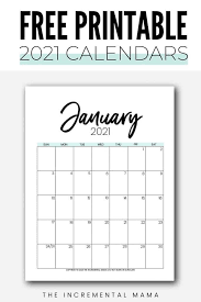 Check spelling or type a new query. Free 2021 Monthly Calendar Printable Pdfs The Incremental Mama