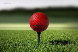 Golf Ball Accessories Mockup Set Brochure Design Template Fashion Icons Illustration Graphic Design Studios