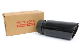2017 toyota tundra trd pro with trd exhaust straight piped! 2018 2020 Toyota Oem New Exhaust Tip Black Chrome 2018 2019 Tacoma 2018 2019 Tundra Pt9323518002 Boch Toyota South