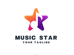 Star Music By Vingar On Dribbble Music Star Music Logo Festival Logo