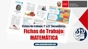 Check spelling or type a new query. Fichas Secundaria Matematica Somos Docentes