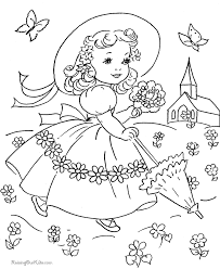 Check out our easter coloring book selection for the very best in unique or custom, handmade pieces from our coloring books shops. Vintage Easter Dress Coloring Page Vintage Coloring Books Easter Coloring Pages Embroidery Patterns