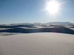 The white sand dunes of new mexico are about 98 percent pure gypsum sand and because of the this adaptation to the white sands can also be seen in other species of insects and lizards that make. Visitor S Guide To White Sands National Monument In New Mexico