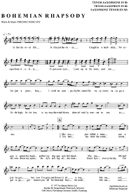 Watch bohemian rhapsody online for free on putlocker, stream bohemian rhapsody online, bohemian rhapsody full movies free. Bohemian Rhapsody Tenor Sax Queen Pdf Noten Klick Auf Die Noten Um Reinzuhoren Noten Und Playback Z Saxophon Noten Querflote Noten Klarinette Noten
