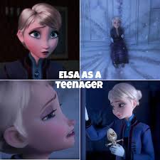 Elsa Using Her Powers When She Is Little