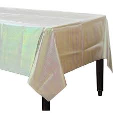 Iridescent Tablecloth Unicorn Party Pastel Pastel Colors Mermaid Party Mermaid Unicorn Iridescent Iridescent P Table Covers Plastic Table Covers Metal Table