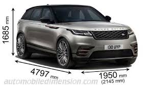 Dimensions Of Land Rover Cars Showing Length Width And Height