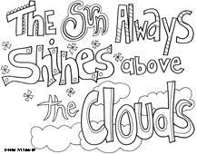 Free Positive Quote Colouring Sheets Thedoodlechroniclesblog