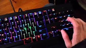 The razer keyboards allow recording macros of key presses for use in games or apps. Razer Blackwidow Ultimate Chroma Keyboard Custom Lighting Youtube