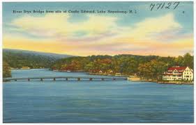 History of montclair township, state of new jersey: River Styx Bridge From The Site Of Castle Edward Lake Hopatcong N J Digital Commonwealth