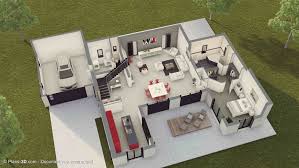 Plan De Maison Loft 2 Rdc Plan Maison Plan Maison Architecte Plan Maison Moderne