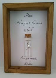 I love you crafts for your boyfriend have so much meaning yet don't break the bank either. I Love You To The Moon And Back Personalised Boyfriend Gifts Etsy Boyfriend Personalized Gifts Boyfriend Gifts Homemade Gifts For Boyfriend