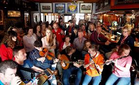 Irish traditional music includes many kinds of songs, including drinking songs, ballads and laments, sung unaccompanied or with accompaniment by a variety of instruments. Traditional Music In The The West Of Ireland On The Wild Atlantic Way