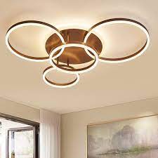 Brown White Modern Led Ceiling Lights For Living Room Bedroom Plafon Inddor Home Lighting Ceiling L Modern Led Ceiling Lights Ceiling Lights Led Ceiling Lights