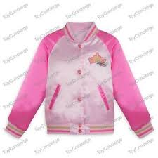 Details About Disney Store Varsity Jacket For Girls 2018 Disney Princess Pink Choose Size Nwt