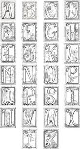 Illuminated Alphabet Coloring Pages Lettering Alphabet Alphabet Coloring Pages Illuminated Letters
