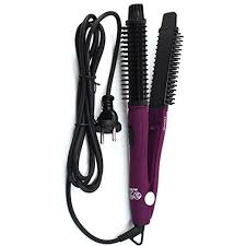 תלתלי תירס שיער קסם קרמיקה Ukliss 2 ב 1 פרו מחליק שיער רולר מסלסל חשמלי מחליק שיער מברשת עגולה שרב Hair Straighteners Flat Irons Hair Straightener Hair Rollers