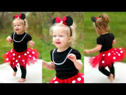 Diy Minnie Mouse Costume For Toddlers Lacey S Halloween Outfit Youtube