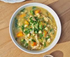 Chicken, Barley and Vegetable Soup | Healthy Home Cafe