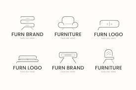 Download Set Of Different Furniture Logos For Free Furniture Logo Minimal Logo Design Graphic Design Logo