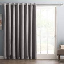 To determine the proper width of the curtain panel, measure the width of the door frame from outer edge to outer edge; One Panel Patio Door Curtain Wayfair