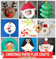 Paper Plate Christmas Crafts U Create Christmas Paper Crafts Christmas Crafts For Kids Christmas Crafts