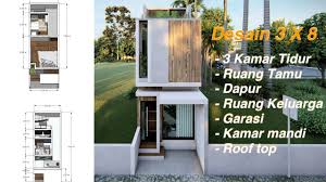 Rumah 2 lantai mewah klasik ukuran 15 x 30 meter jasa. Renovasi Rumah 3x8 Dengan 3 Kamar Tidur Ada Rooftop Nya Youtube