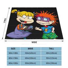 Angelica And Chuckie Vintage Cartoons Creative Design Comfortable Warm  Flannel Blanket Pickles Chuckie Phil And Lil Angelica - AliExpress