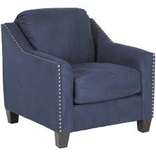 Creeal Heights Ink Chair In 2020 Blue Lounge Chair Yellow Decor Living Room Upholstered Side Chair