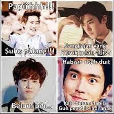 Kumpulan Meme Exo Lucu Dan Kocak Sebilas Inpo Meme Lucu Humor Lucu