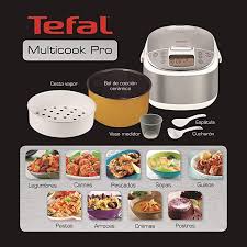 Este robot de cocina inteligente consigue adaptar la temperatura a cada. Tefal Rk704e20 Procesador De Alimentos 750 W 12 Funciones Capacidad De 4 Litros Color Gris Amazon Es Hogar
