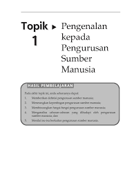 Adakah pengurusan saintifik masih digunakan pada masa ini? 20140514042349 Topik 1 Pengenalan Kepada Pengurusan Sumber Manusia Pdf