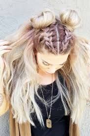 It can be little hard to do at first, but once you get the hang of it, you'll be plaiting your hair in no time. 33 Cool Braids Festival Hairstyles Easy Hairstyles For Long Hair Easy Hairstyles Hair Styles