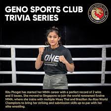 Which canadian mixed martial artist is considered to be one of the greatest fighters in mma history? Geno Sports Club Here S The Answer To Our Last Trivia Question About Rising Star Ritu Phogat Genosportsclub Phogat India Mma Facebook