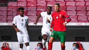 Portugal push forward at ferenc puskas and cristiano ronaldo gets in a great header. Wxmvqaws5v Eqm