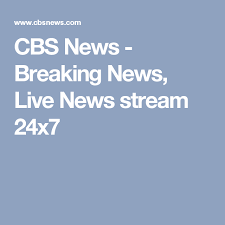 Get 1 week free, then. Cbs News Breaking News Live News Stream 24x7 Cbs News Abc News World News Today