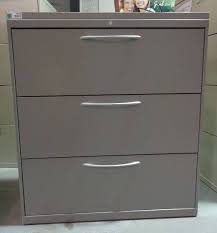 Four casters (front two lock). 3 Drawer Metal File Cabinet Gray Office Furniture File Cabinets And More Hon Steelcase Hirsh Staples Tennsco Equip Bid