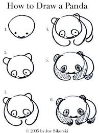 Comment Dessiner Un Panda Avec Images Comment Dessiner Un Panda Comment Dessiner Apprendre A Dessiner