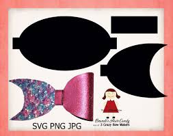 Choose from over a million free vectors, clipart graphics, vector art images, design templates, and illustrations created by artists worldwide! Mermaid Tail Faux Leather Bow Template Svg And Printable Etsy Leather Bows Bow Template Bows