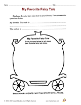 Preschool fairy tales worksheets and printables once upon a time you couldn't find the perfect worksheet for your kid. My Favorite Fairy Tale Printable 1st 2nd Grade Teachervision