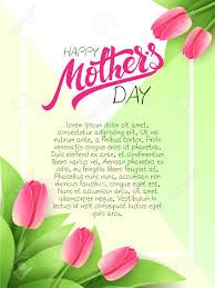 Video now available · integrated in adobe apps · curated by experts Vector Hand Drawn Mothers Day Greeting Card With Blooming Tulip Royalty Free Cliparts Vectors And Stock Illustration Image 74396854
