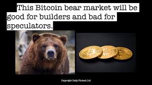 Bitcoin is 16k usd today those who come in at this price can another scenario would be, a stock market crash followed by a cryptocurrency market boom. This Bitcoin Bear Market Will Be Good For Builders And Bad For Speculators Daily Fintech