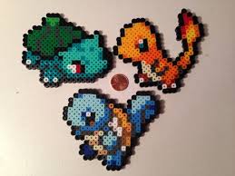 Starter Pokemon Sprites Kanto Salameche Carapuce Bulbizarre Pokemon Pattern Pokemon Sprites Bead Sprite