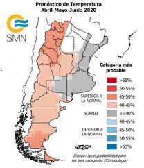 Córdoba se encuentra a 414 metros sobre el nivel del mar. Argentina Pronostico Climatico Para El Trimestre Abril Mayo Junio Servicio Meteorologico Nacional