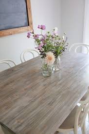 Weathered Wood Recipes Painted Kitchen Tables Table Makeover Diy Dining Table