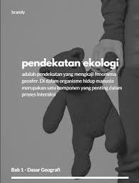 Rifdah kamila mata pelajaran : Apa Yang Dimaksud Dengan Pendekatan Ekologi Dan Berikan Contohnya Brainly Co Id