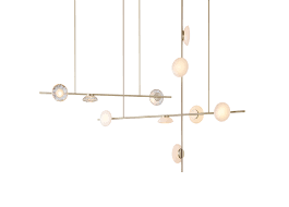 Ross Gardam Ceto Horizontal Chandelier Double Est Living Creative Interiors Ideas Chandelier Australian Design